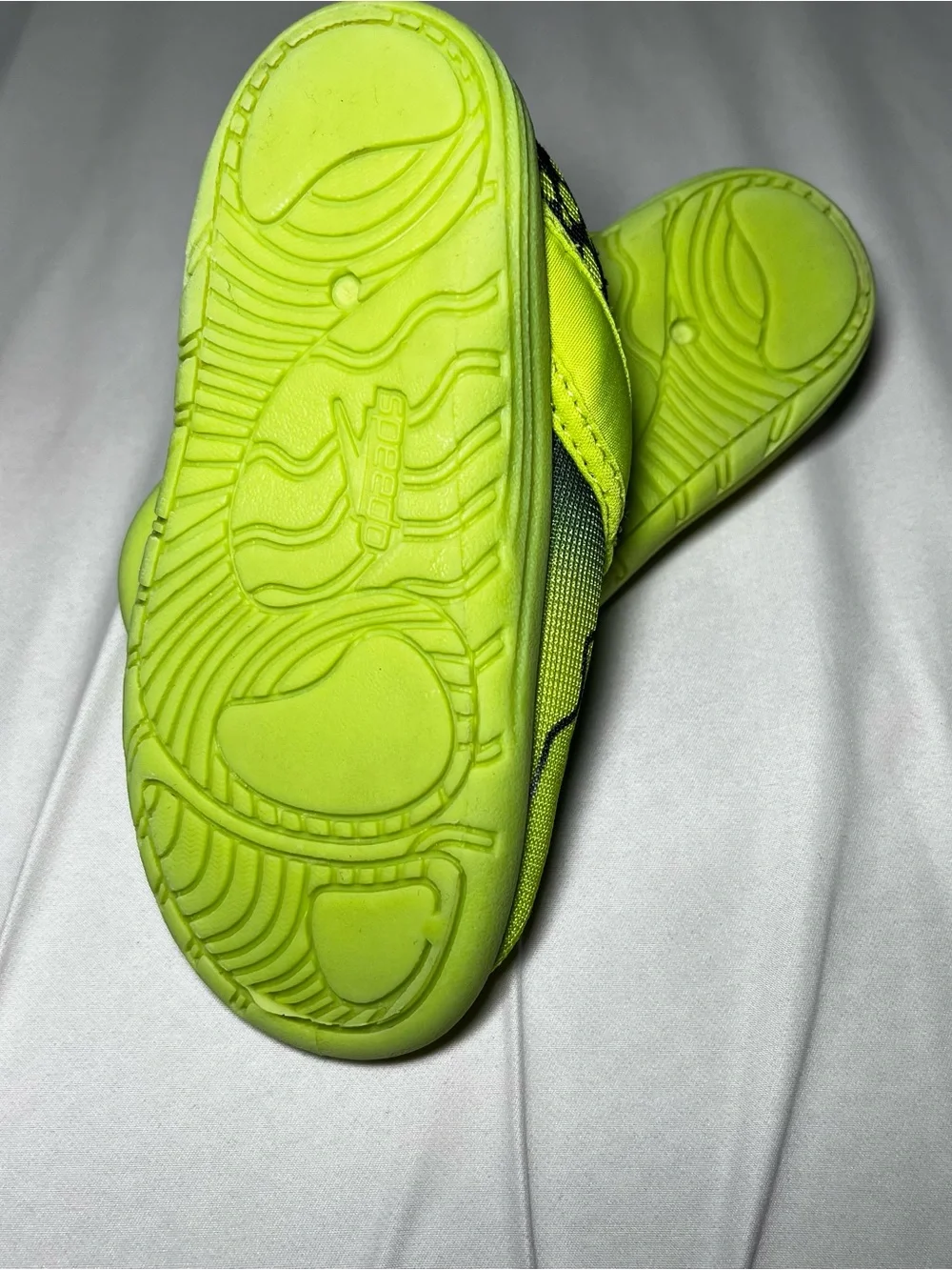Speedo Kids Water Shoes Dinosaur Green Size M 7/8